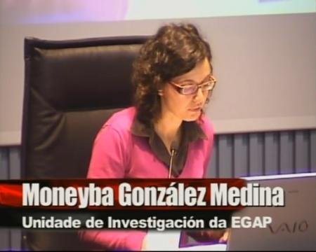 Moneyba González Medina, Unidade de Investigación da EGAP - Xornadas internacionais sobre estrutura e organización territorial da Administración Local